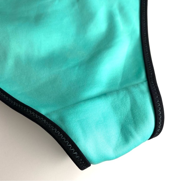 Victoria’s Secret Aqua Black Trim Bikini Bottoms - Picture 6 of 11